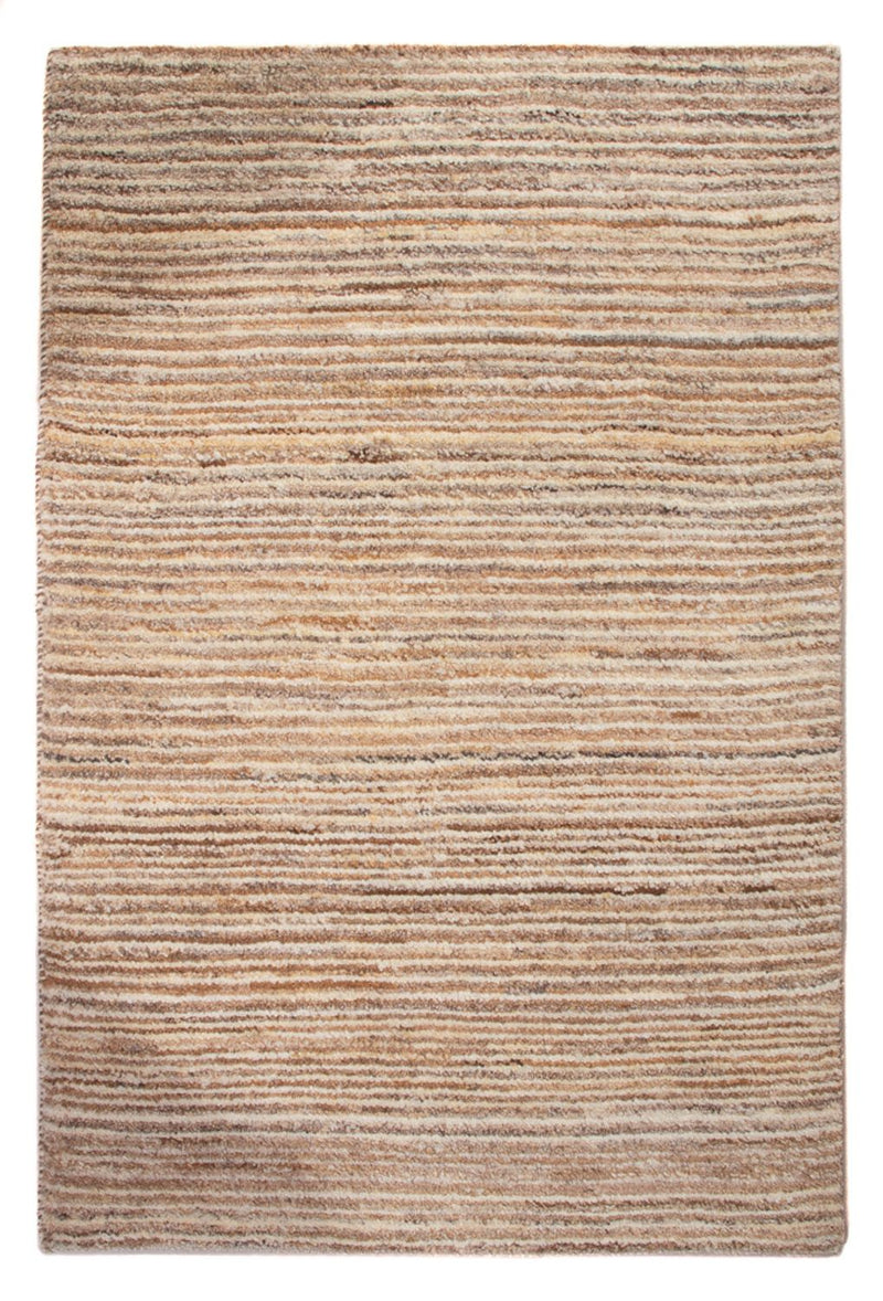 Gabbeh-matta - persisk - 90 x 61 cm - mörk beige