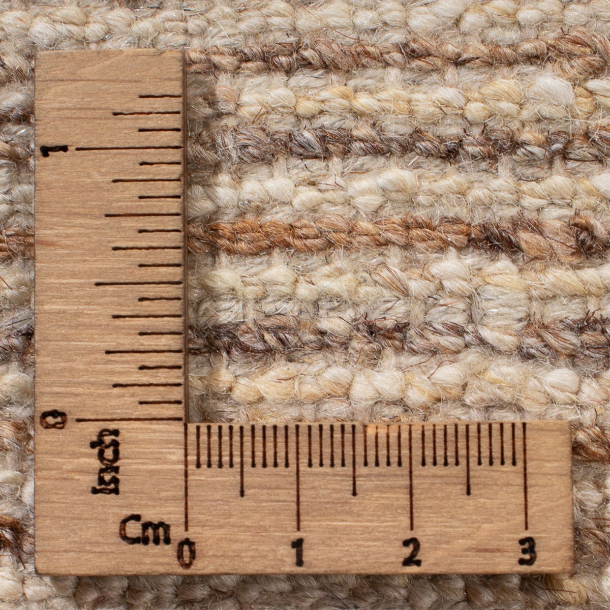 Gabbeh-matta - persisk - 90 x 61 cm - mörk beige