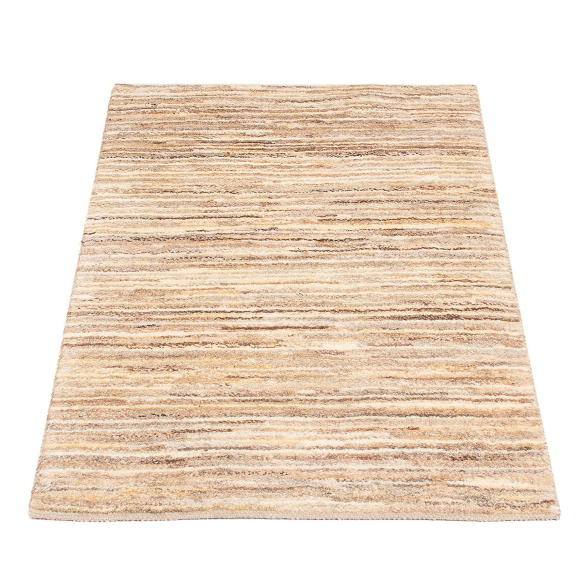 Gabbeh-matta - persisk - 95 x 57 cm - mörk beige