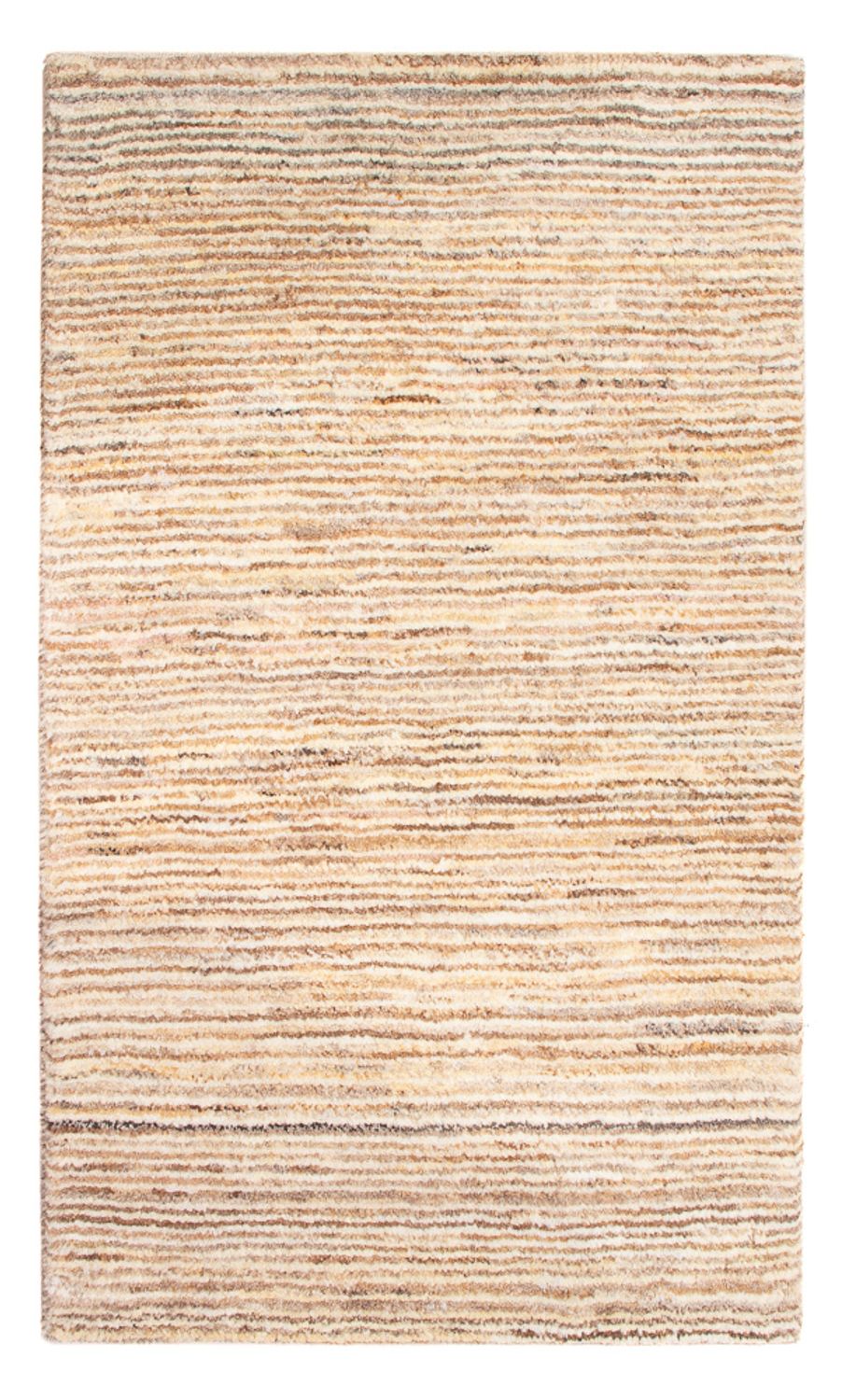 Gabbeh-matta - persisk - 91 x 57 cm - mörk beige