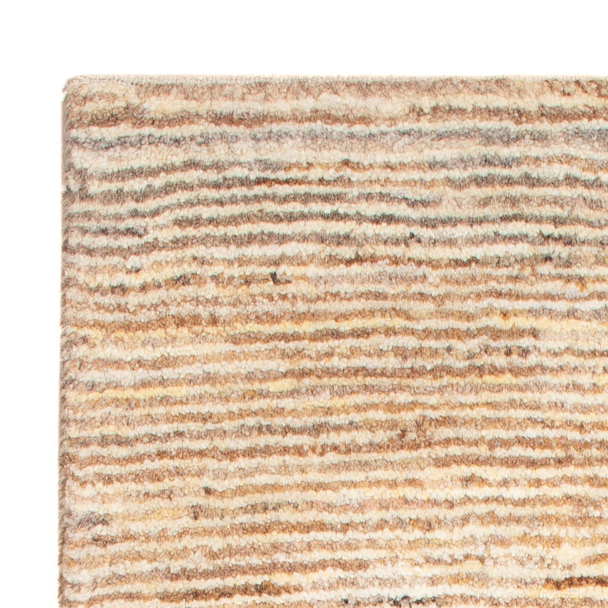 Gabbeh-matta - persisk - 91 x 57 cm - mörk beige