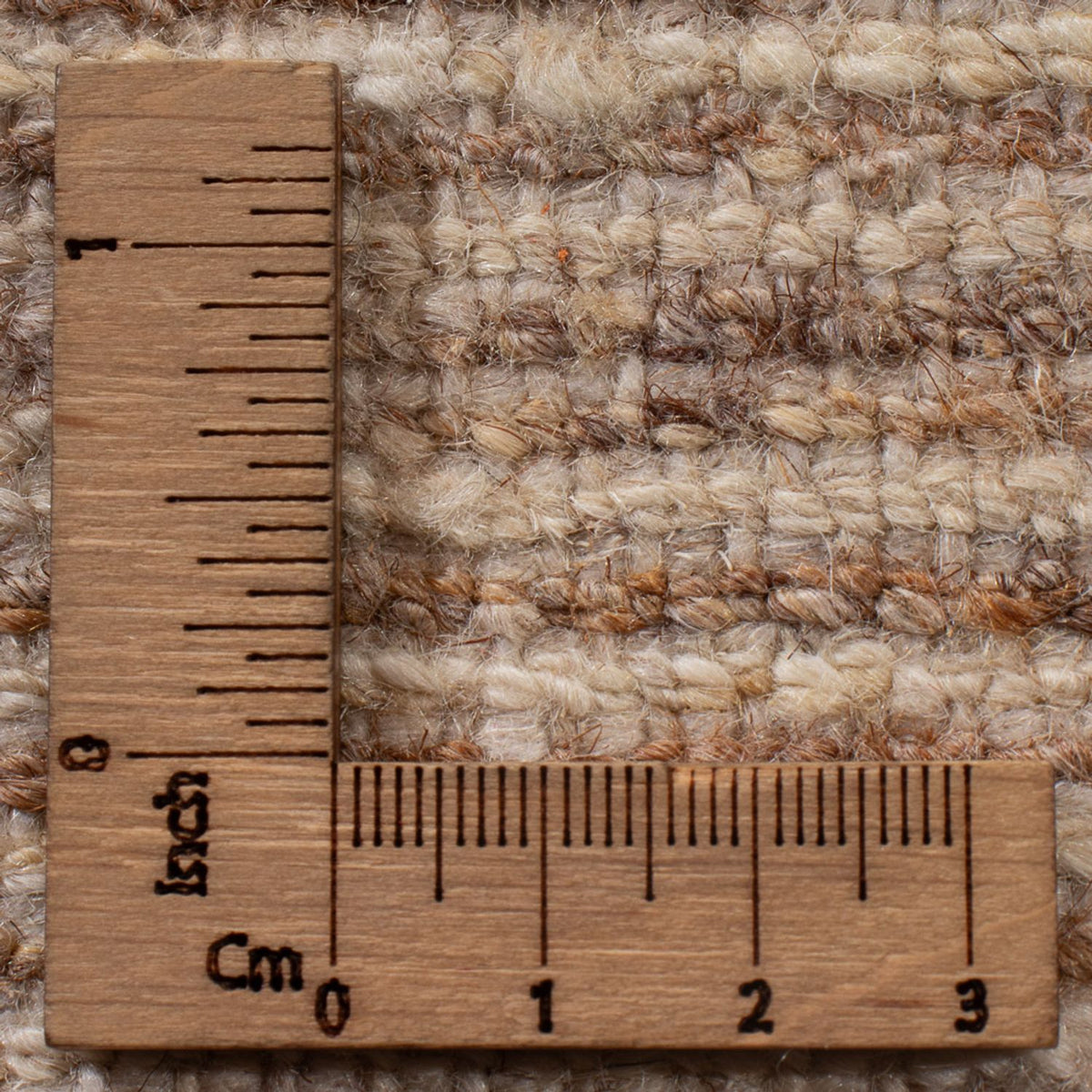 Gabbeh-matta - persisk - 91 x 57 cm - mörk beige