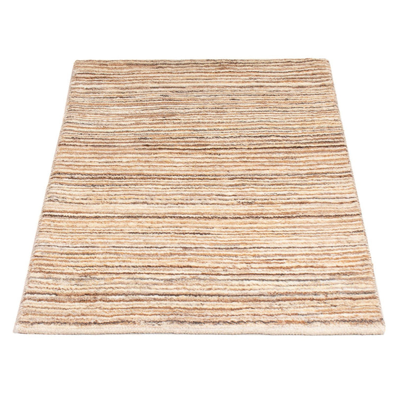 Gabbeh-matta - persisk - 95 x 62 cm - mörk beige