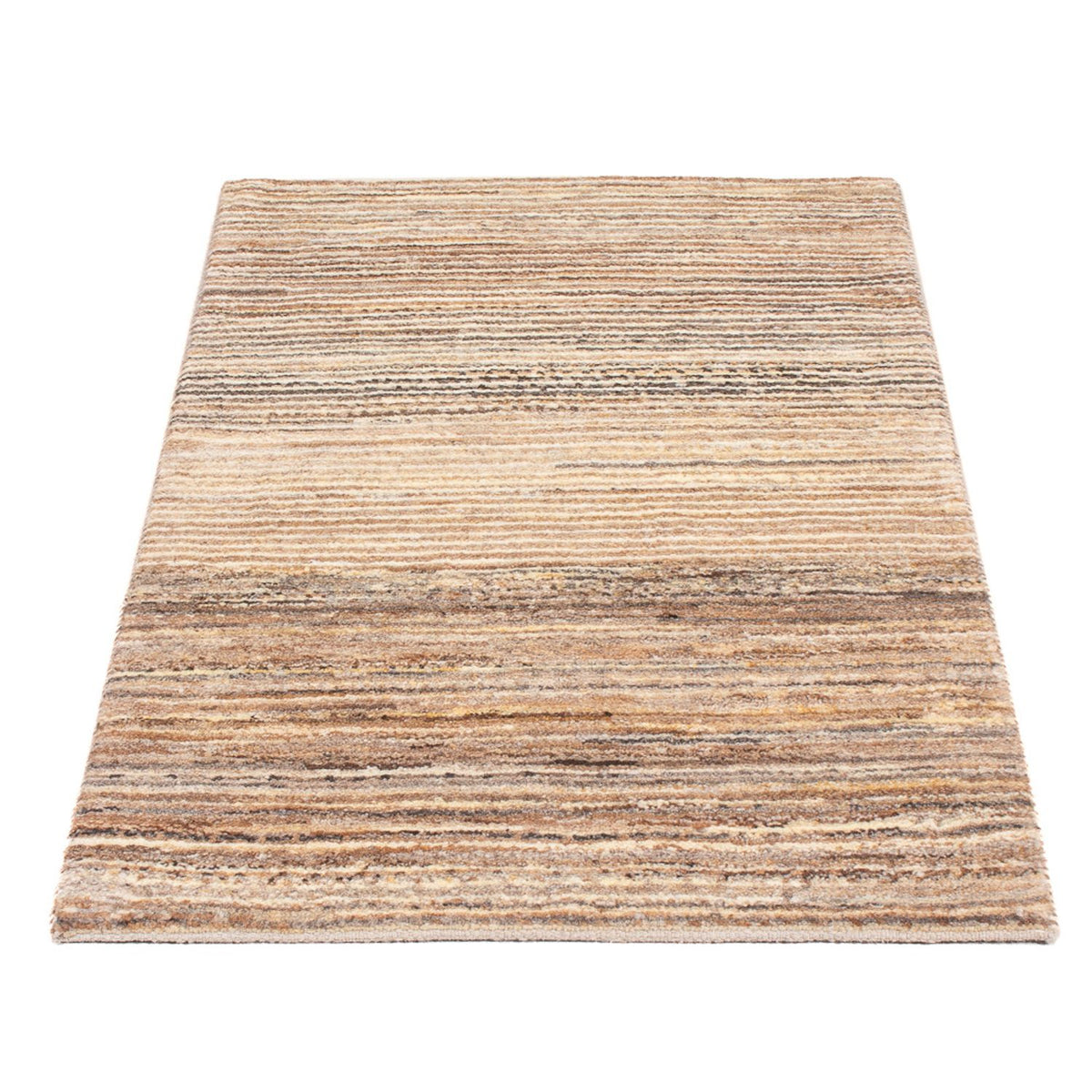 Gabbeh-matta - persisk - 96 x 61 cm - mörk beige