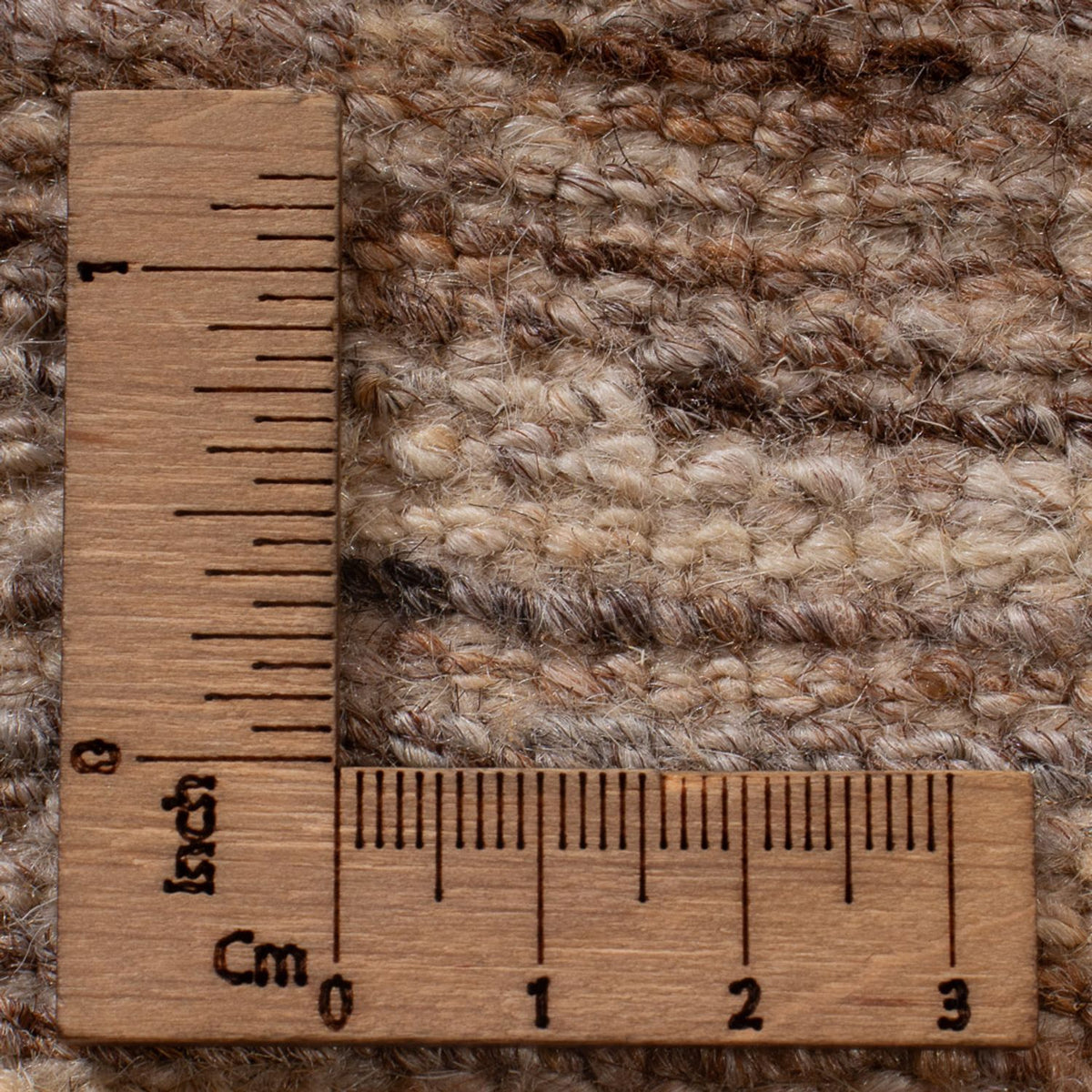 Gabbeh-matta - persisk - 96 x 61 cm - mörk beige