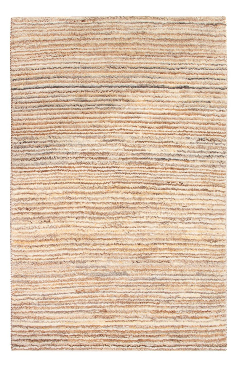 Gabbeh-matta - persisk - 89 x 59 cm - mörk beige