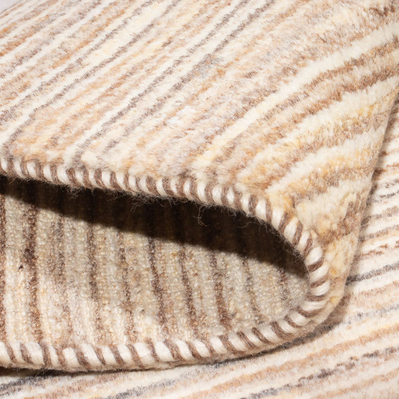 Gabbeh-matta - persisk - 89 x 59 cm - mörk beige