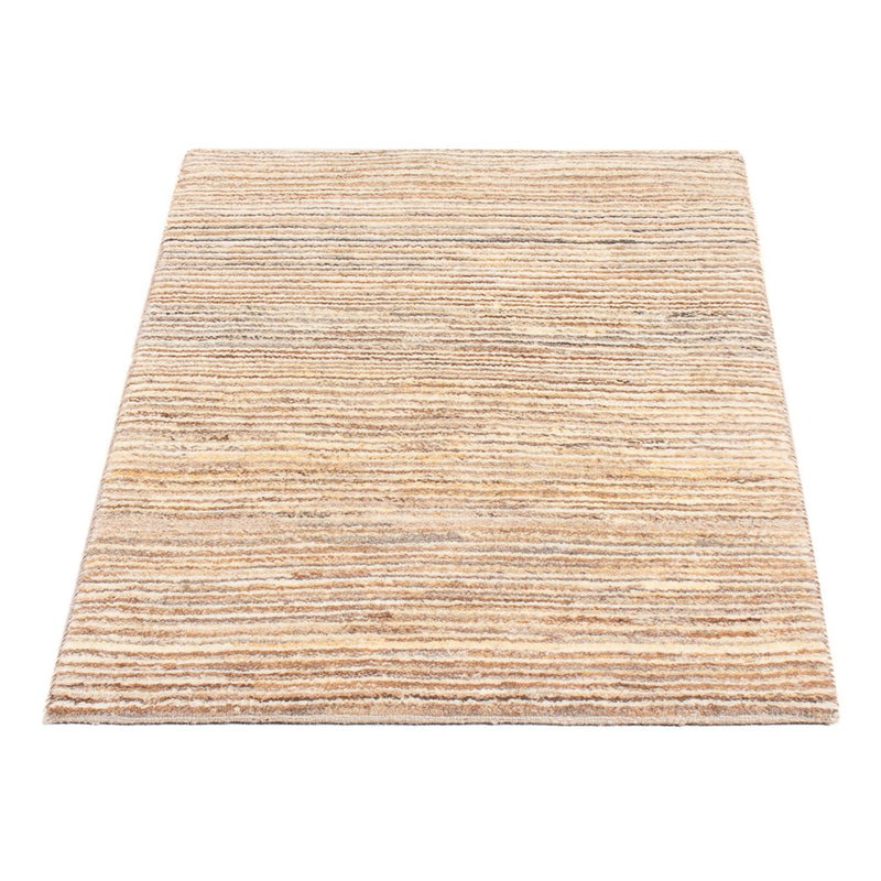 Gabbeh-matta - persisk - 89 x 59 cm - mörk beige