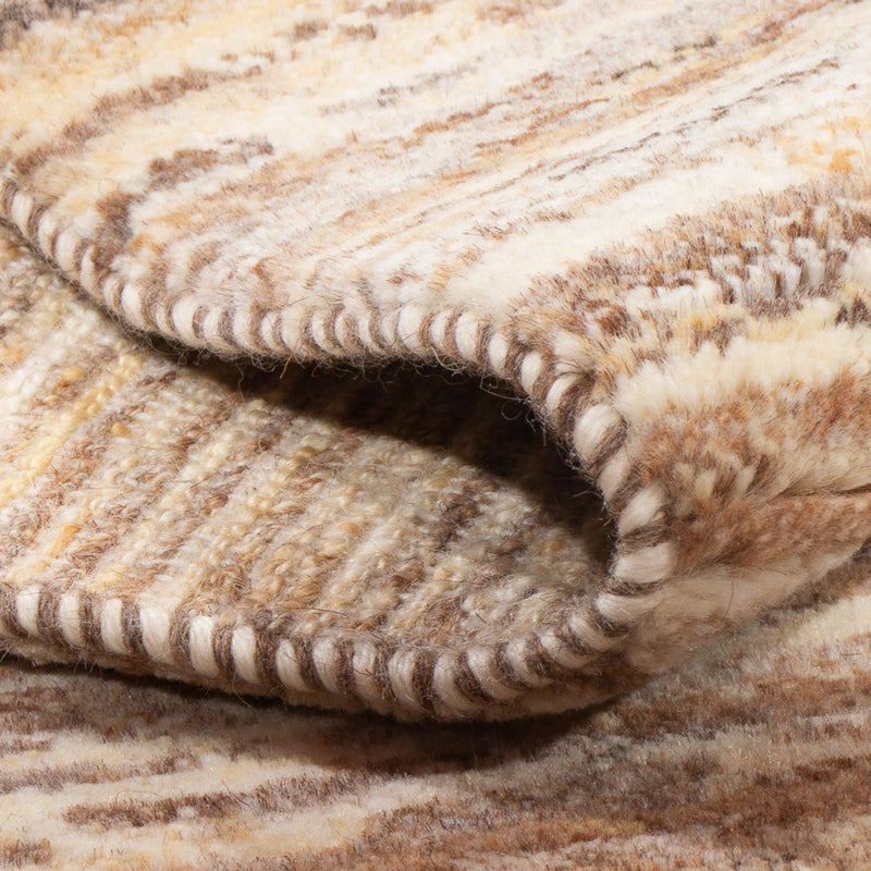 Gabbeh-matta - persisk - 95 x 62 cm - mörk beige