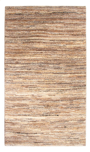 Gabbeh-matta - persisk - 90 x 58 cm - mörk beige