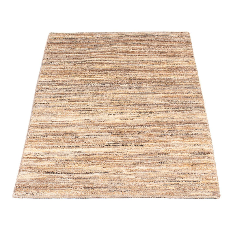 Gabbeh-matta - persisk - 90 x 58 cm - mörk beige