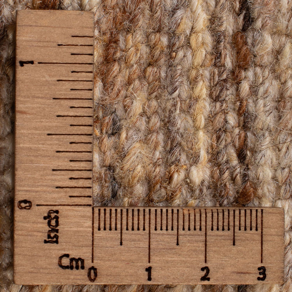 Gabbeh-matta - persisk - 90 x 58 cm - mörk beige