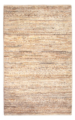 Gabbeh-matta - persisk - 89 x 60 cm - mörk beige