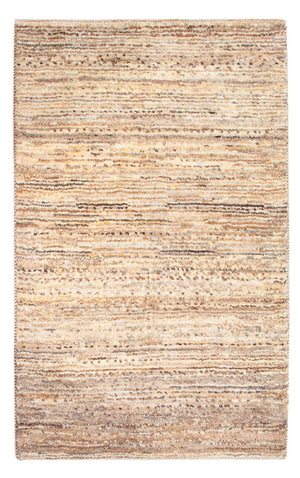 Gabbeh-matta - persisk - 89 x 60 cm - mörk beige