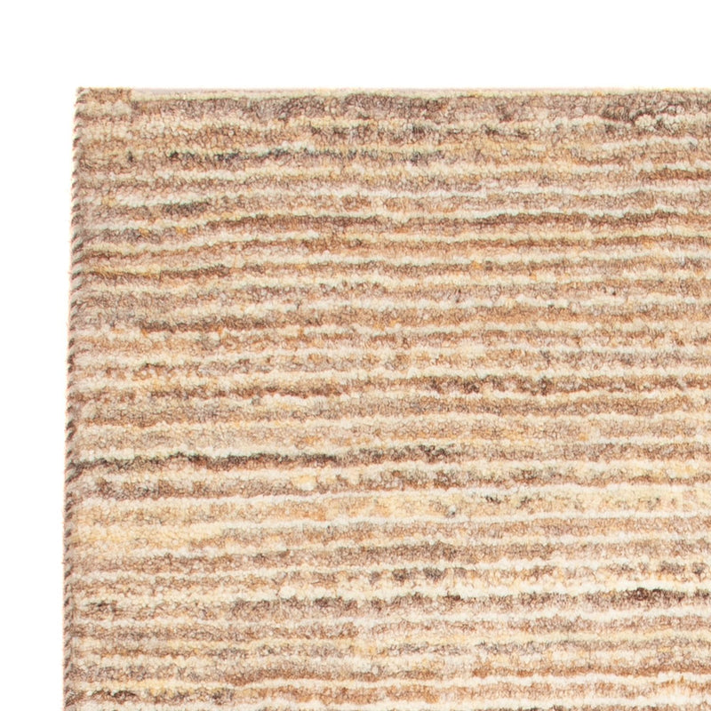 Gabbeh-matta - persisk - 94 x 61 cm - mörk beige