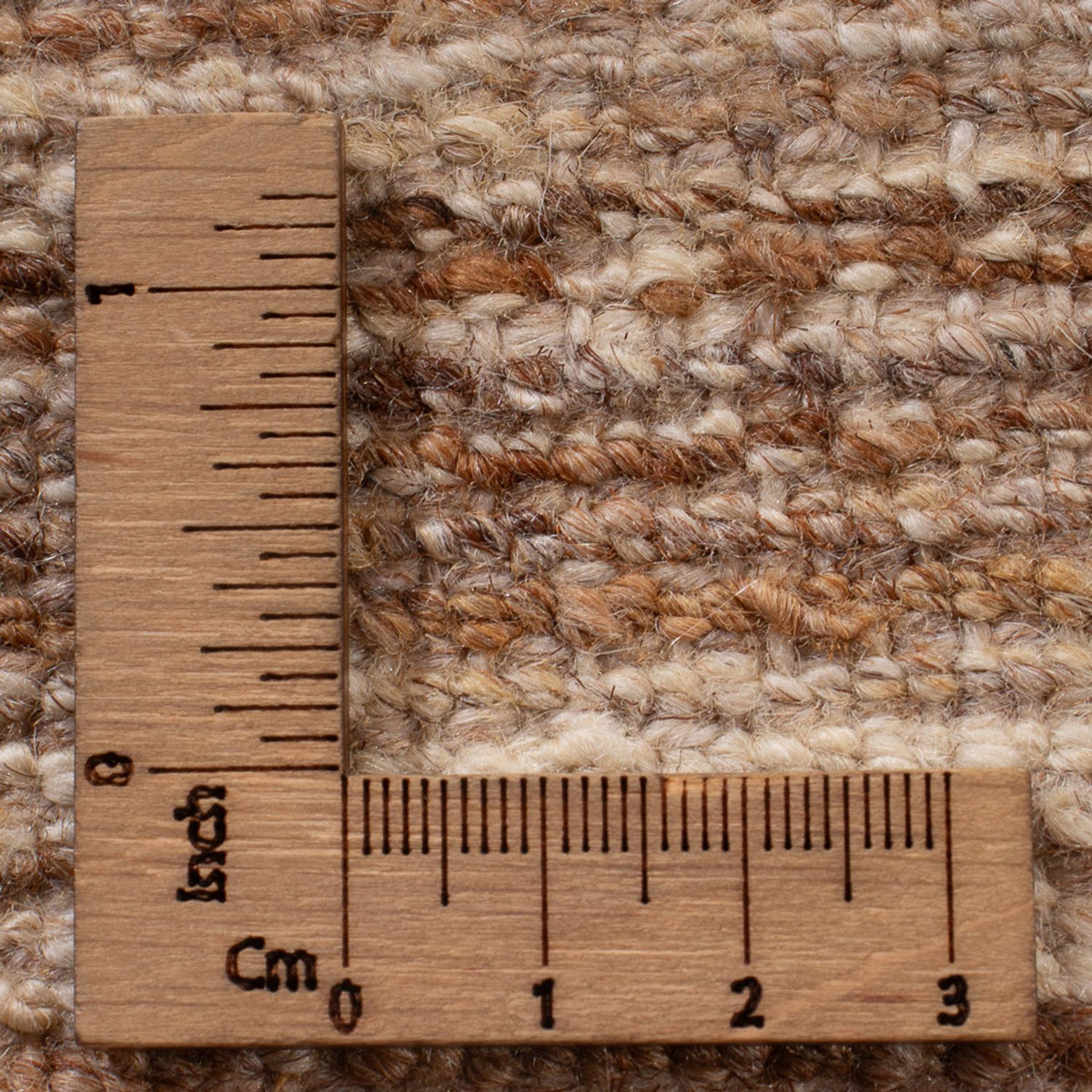 Gabbeh-matta - persisk - 94 x 61 cm - mörk beige