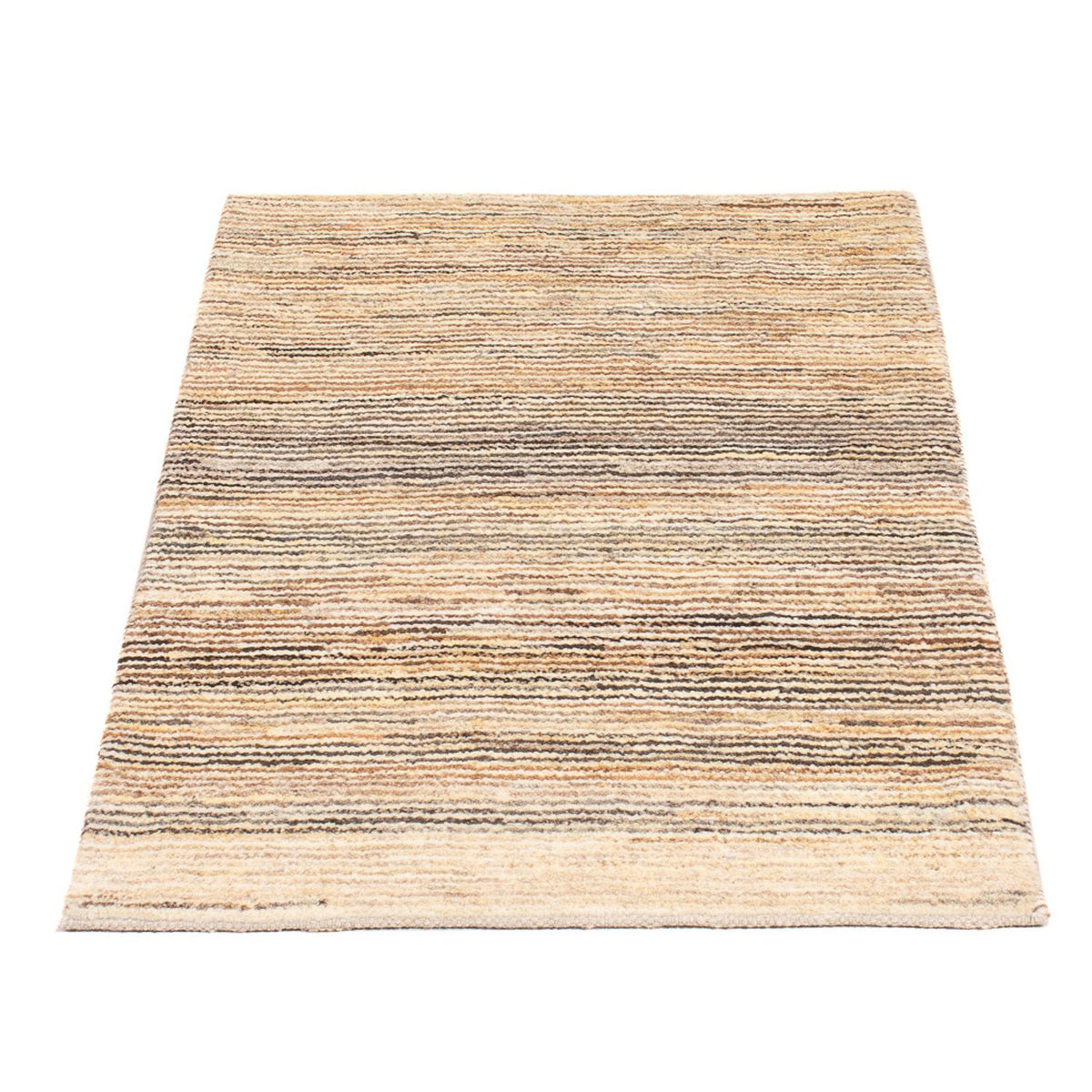 Gabbeh-matta - persisk - 91 x 60 cm - mörk beige