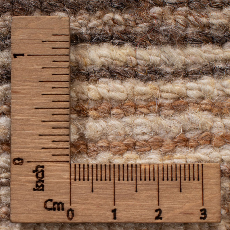 Gabbeh-matta - persisk - 91 x 60 cm - mörk beige