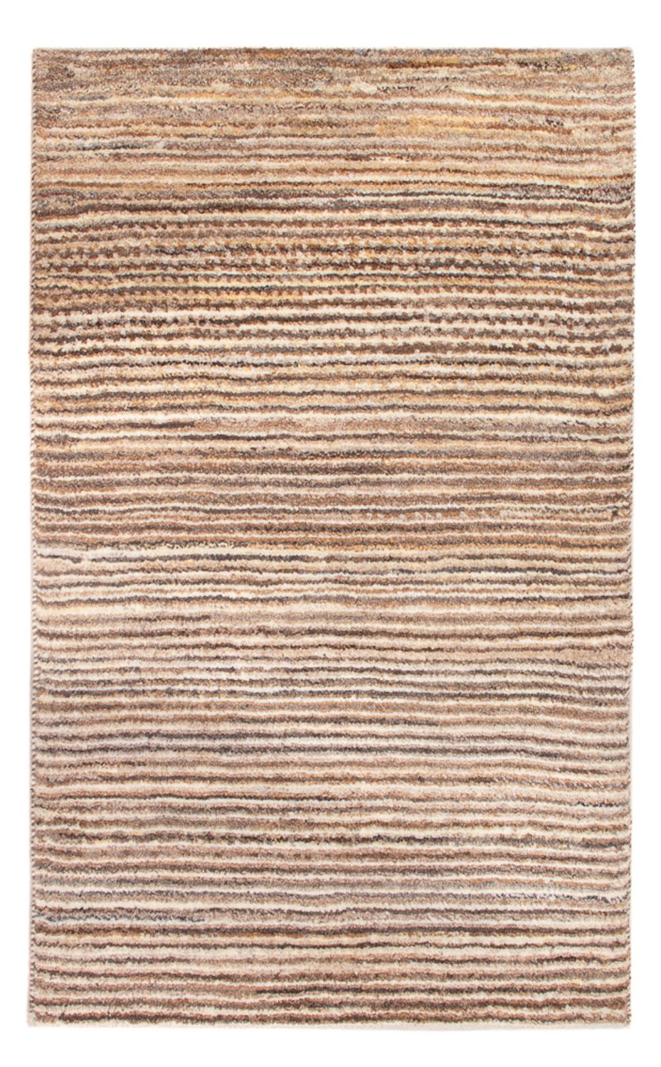 Gabbeh-matta - persisk - 96 x 60 cm - mörk beige