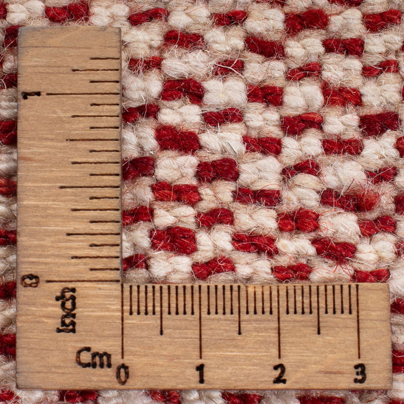 Gabbeh-matta - persisk kvadrat  - 200 x 183 cm - ljusröd