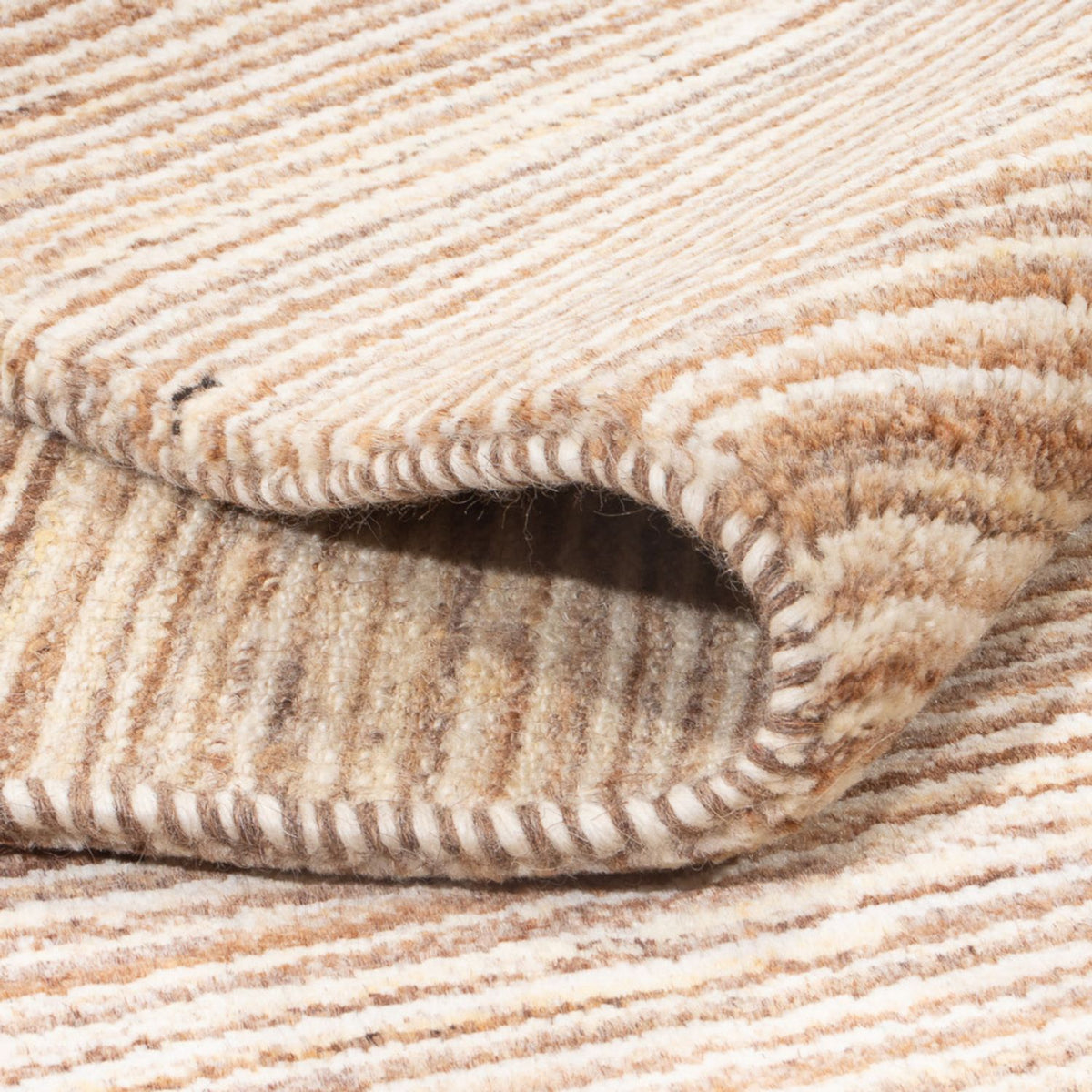 Gabbeh-matta - persisk - 197 x 147 cm - ljusbeige