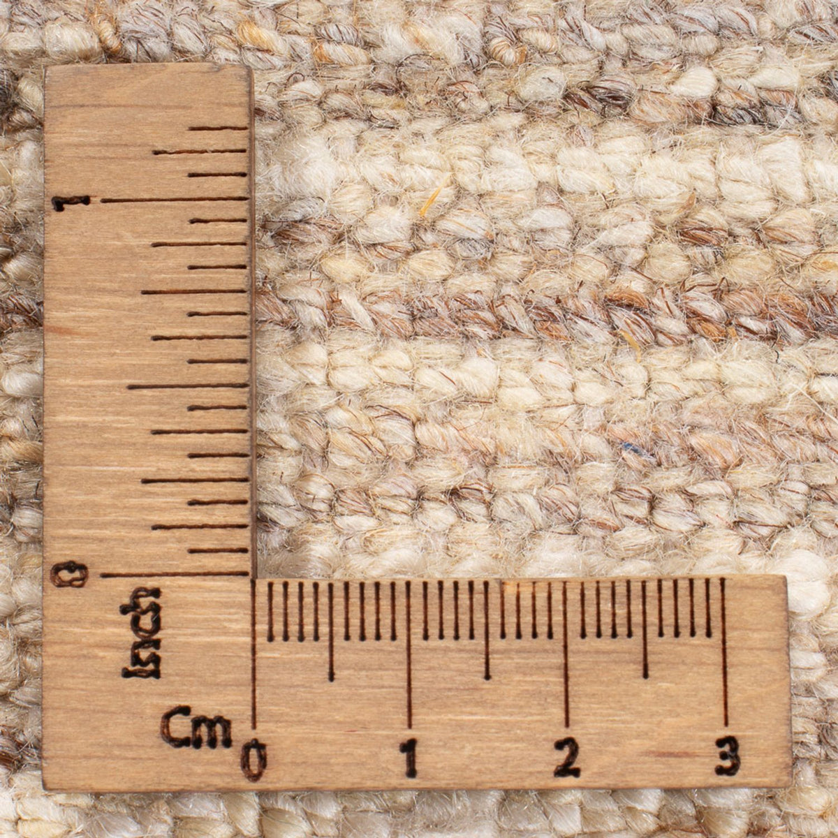 Gabbeh-matta - persisk - 203 x 148 cm - ljusbeige