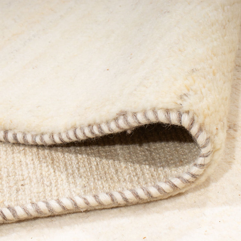 Gabbeh-matta - persisk - 245 x 174 cm - ljusbeige