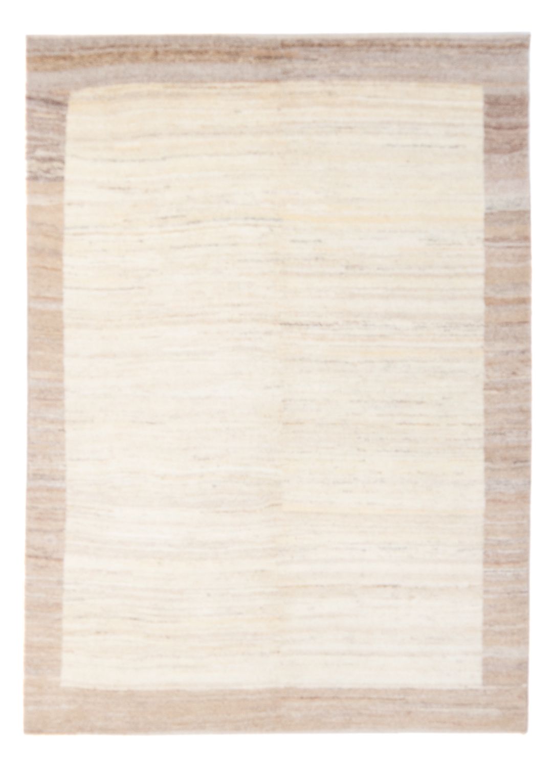 Gabbeh-matta - persisk - 191 x 145 cm - ljusbeige