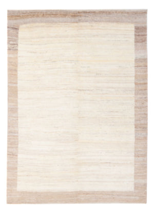 Gabbeh-matta - persisk - 191 x 145 cm - ljusbeige