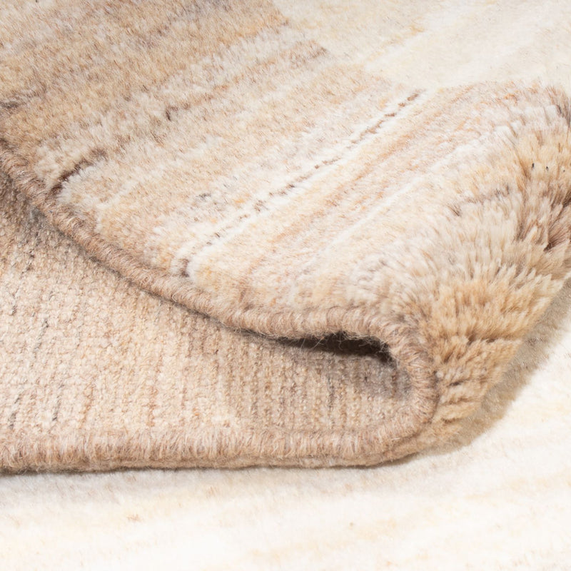 Gabbeh-matta - persisk - 191 x 145 cm - ljusbeige