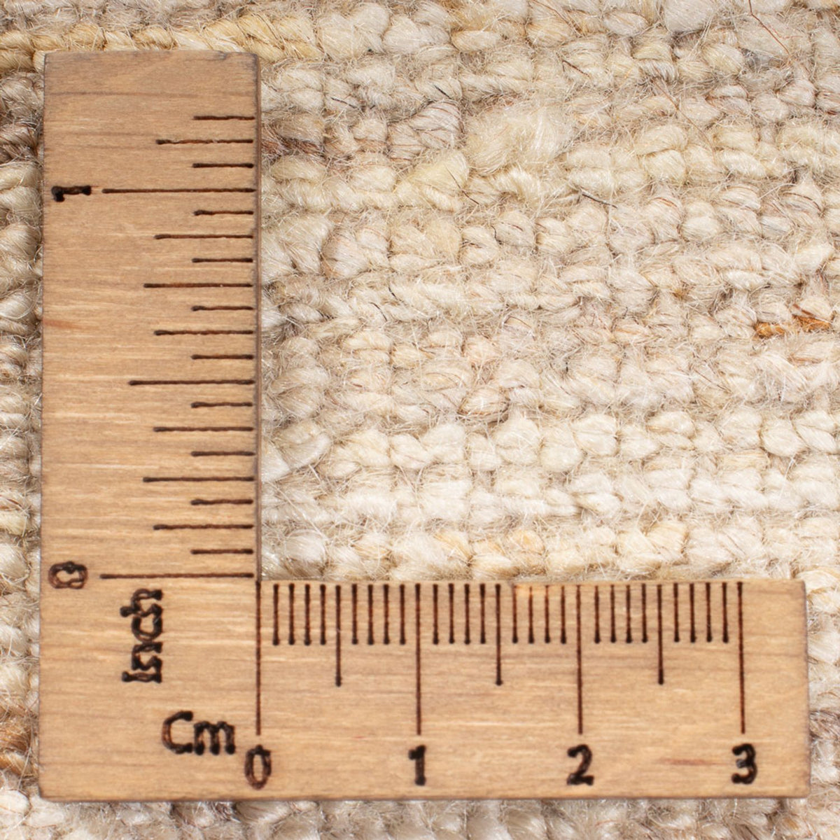 Gabbeh-matta - persisk - 190 x 154 cm - ljusbeige