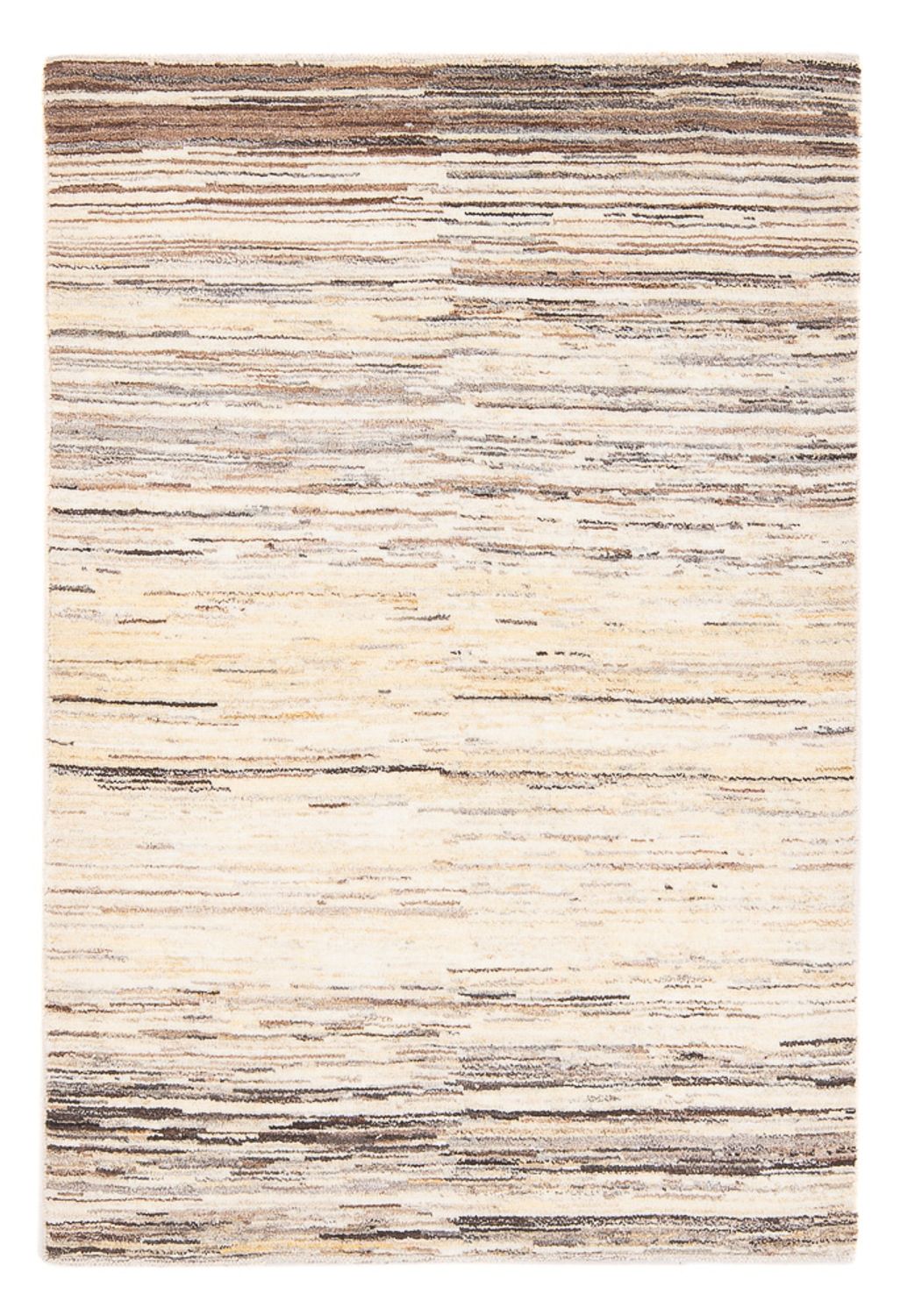 Gabbeh-matta - persisk - 142 x 98 cm - ljusbeige