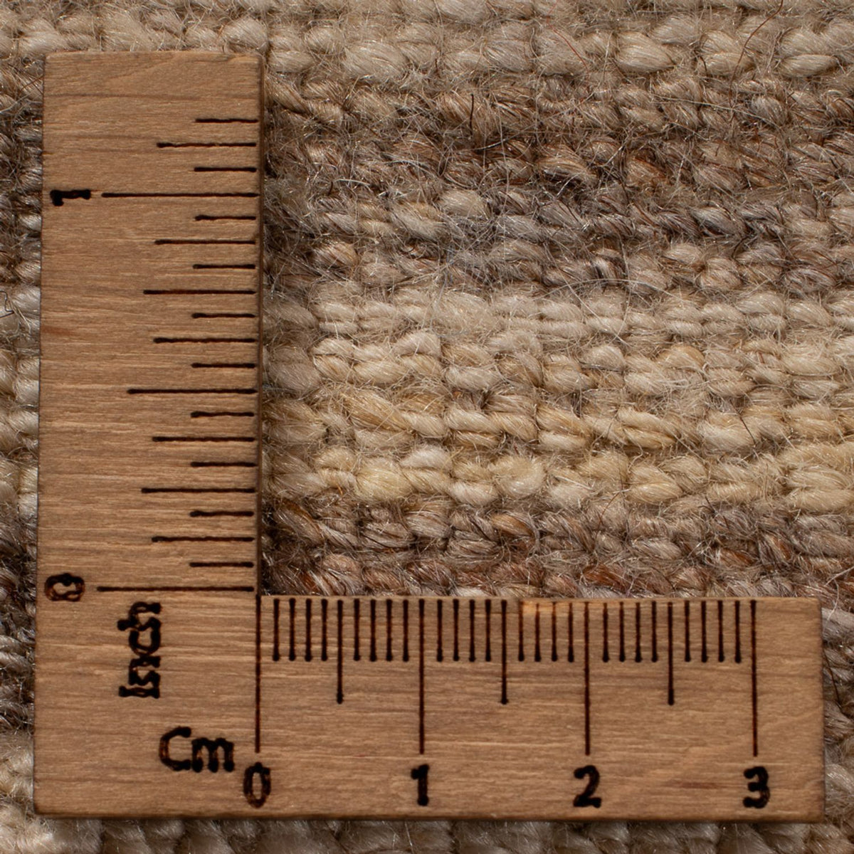 Gabbeh-matta - persisk - 290 x 250 cm - ljusbeige