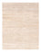 Gabbeh-matta - persisk - 135 x 97 cm - mörk beige