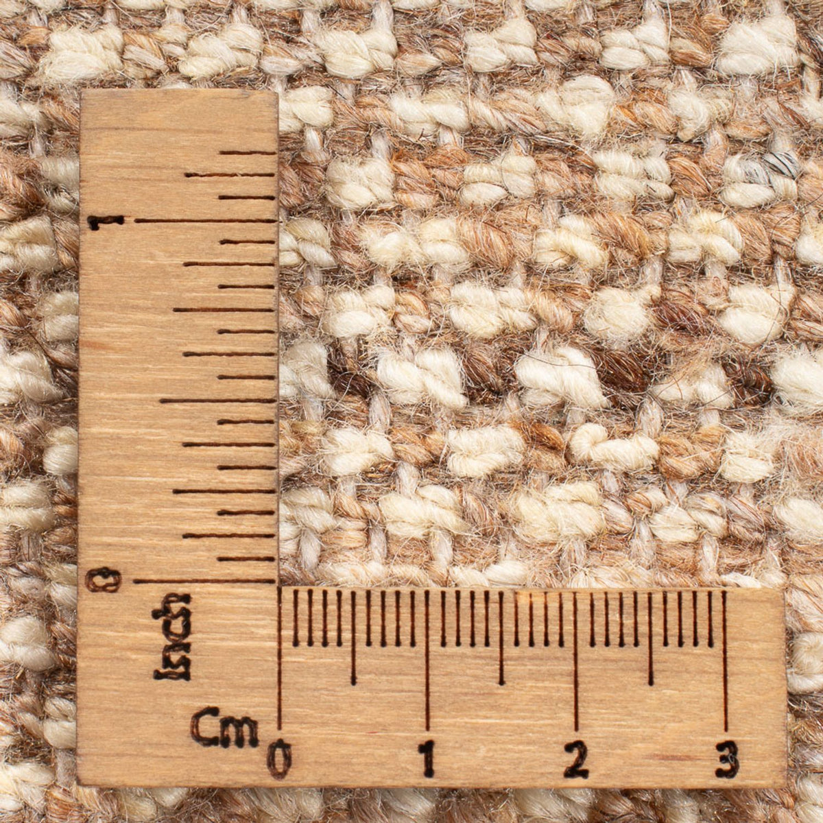 Gabbeh-matta - persisk - 135 x 97 cm - mörk beige