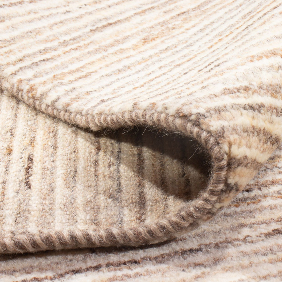 Gabbeh-matta - persisk - 147 x 102 cm - ljusbeige