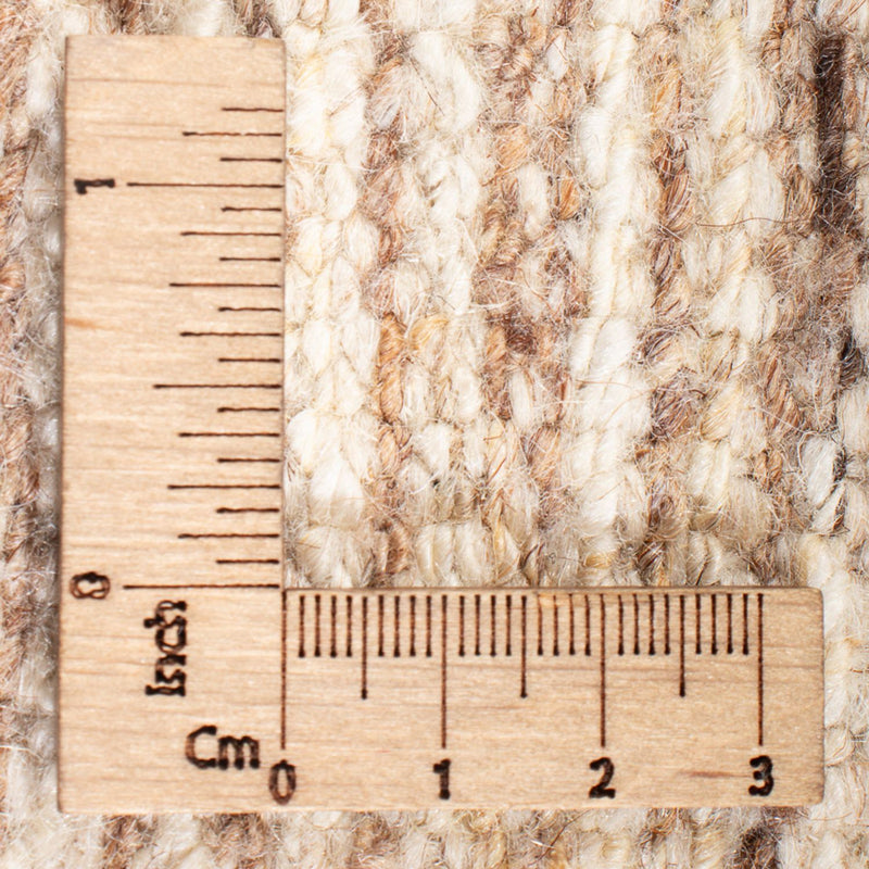 Gabbeh-matta - persisk - 194 x 140 cm - mörk beige