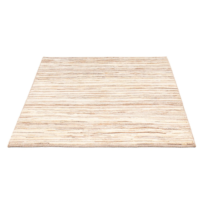 Gabbeh-matta - persisk - 130 x 101 cm - ljusbeige
