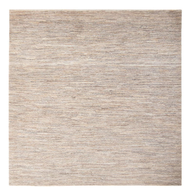 Gabbeh-matta - persisk kvadrat  - 216 x 207 cm - mörk beige