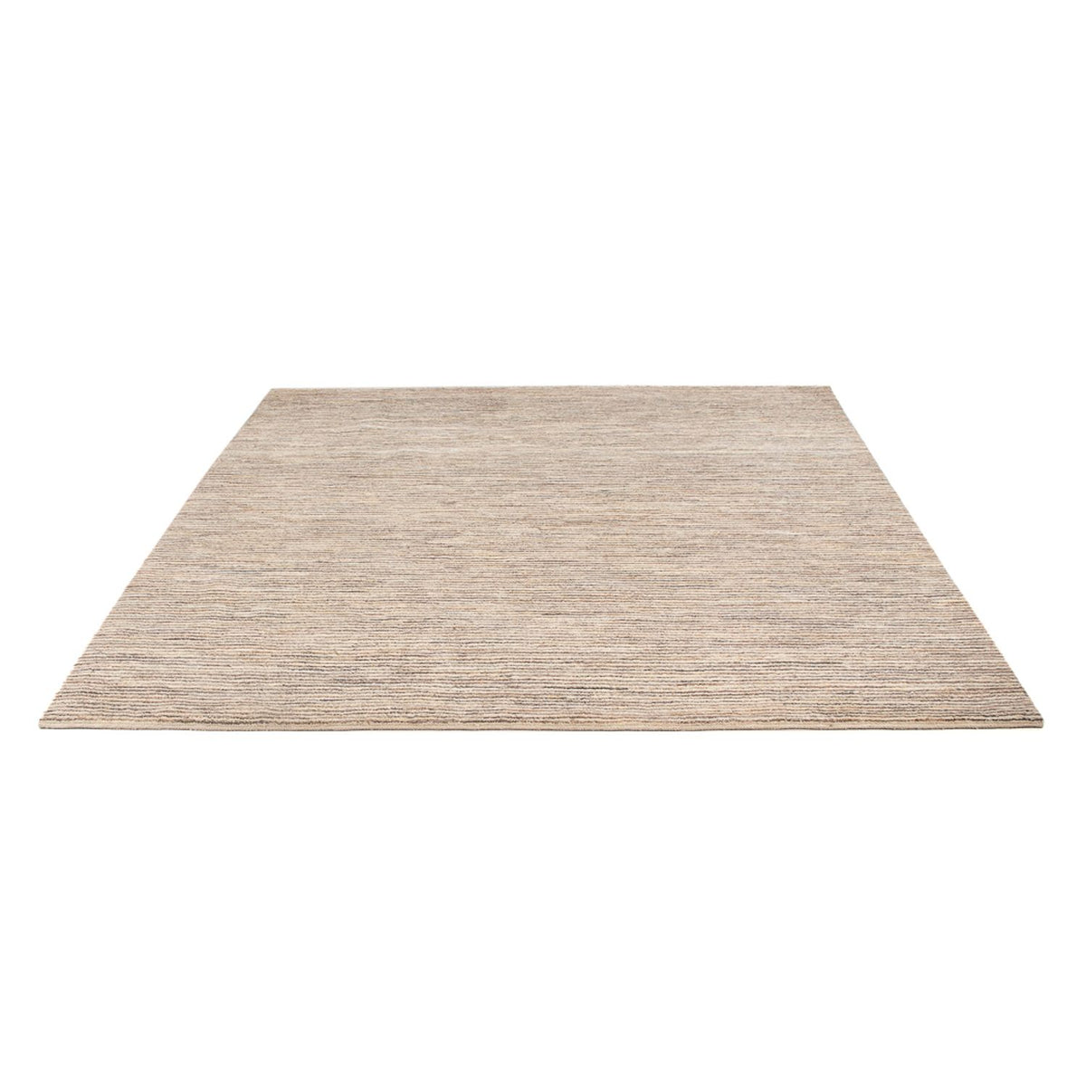 Gabbeh-matta - persisk kvadrat  - 216 x 207 cm - mörk beige