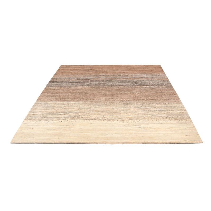 Gabbeh-matta - persisk - 240 x 207 cm - mörk beige