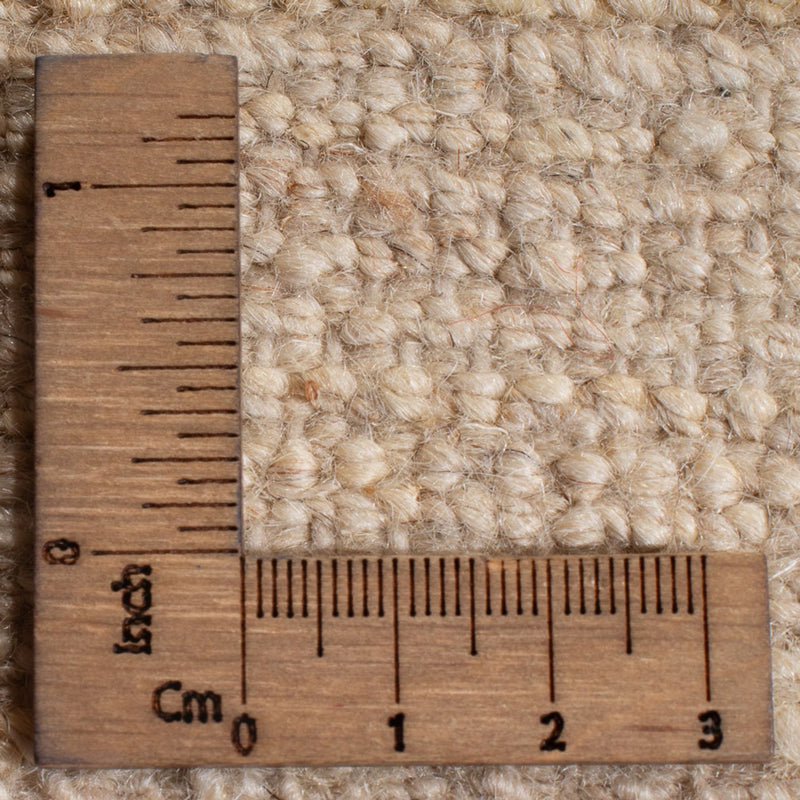 Gabbeh-matta - persisk - 240 x 207 cm - mörk beige