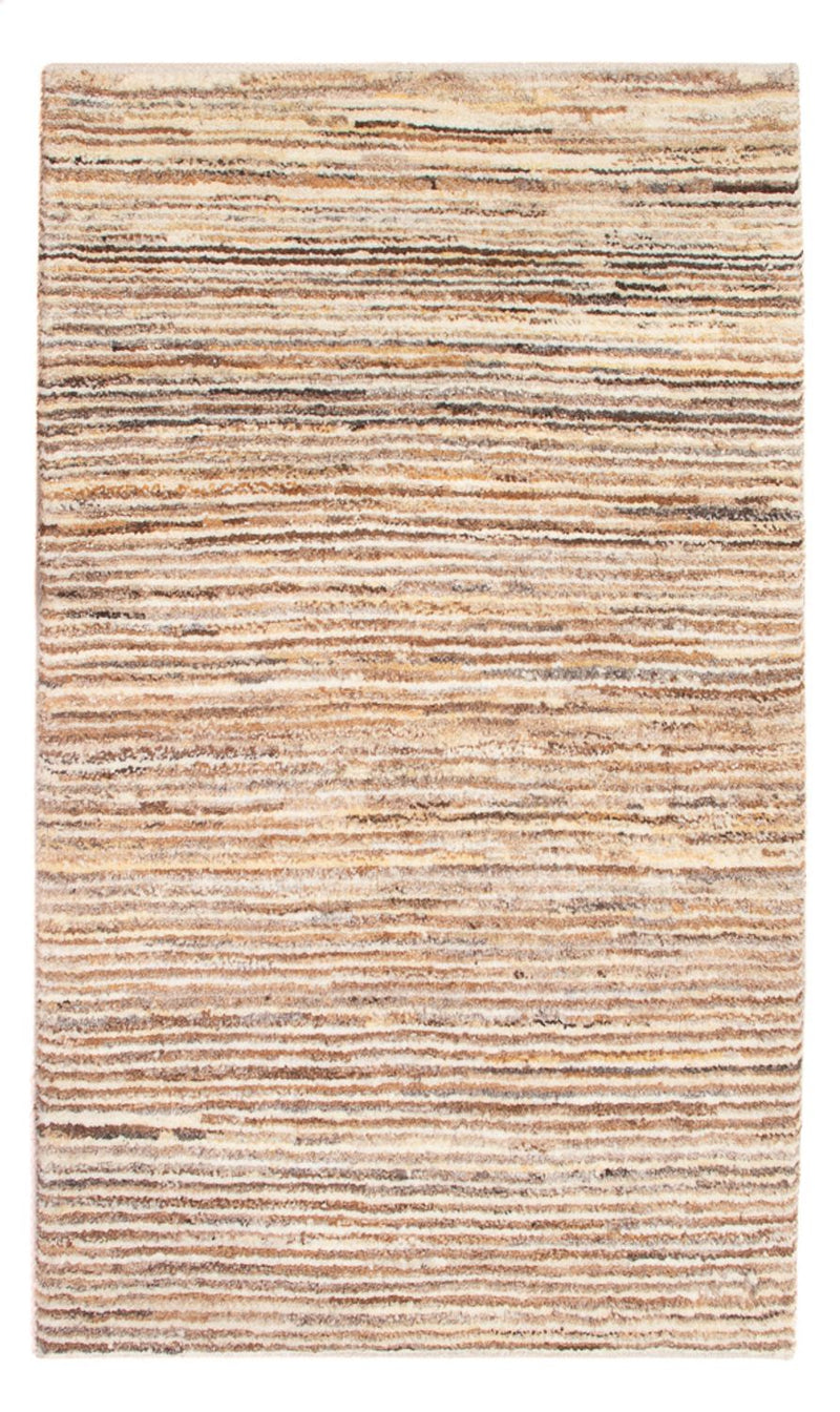 Gabbeh-matta - persisk - 94 x 60 cm - mörk beige