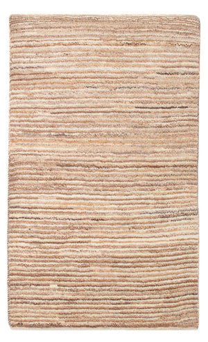 Gabbeh-matta - persisk - 94 x 60 cm - mörk beige