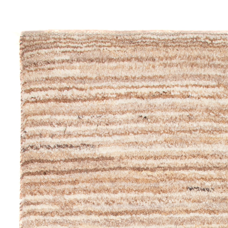 Gabbeh-matta - persisk - 94 x 60 cm - mörk beige