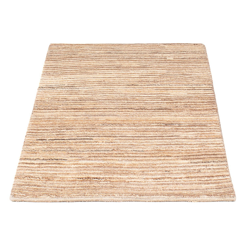 Gabbeh-matta - persisk - 94 x 60 cm - mörk beige