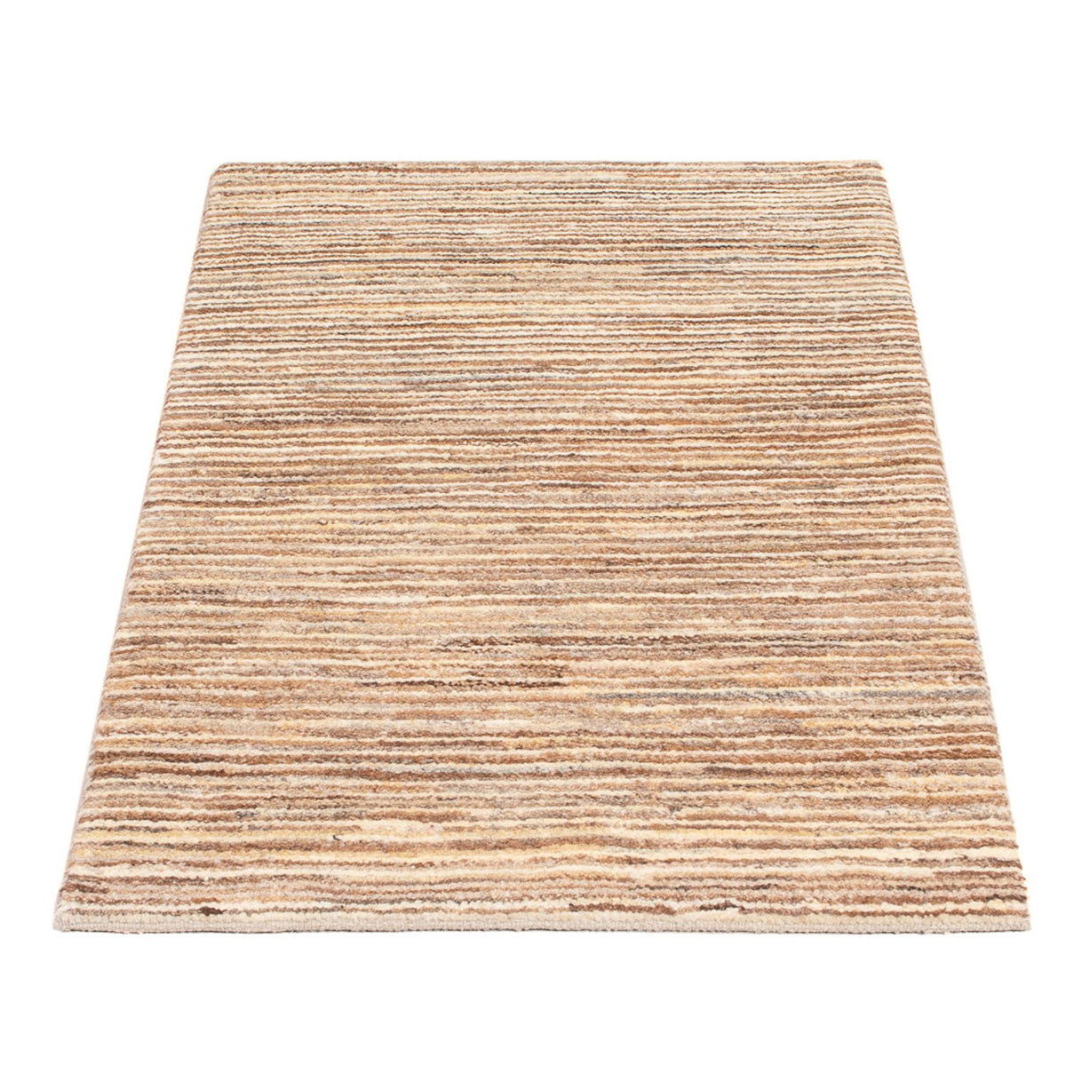 Gabbeh-matta - persisk - 95 x 58 cm - mörk beige