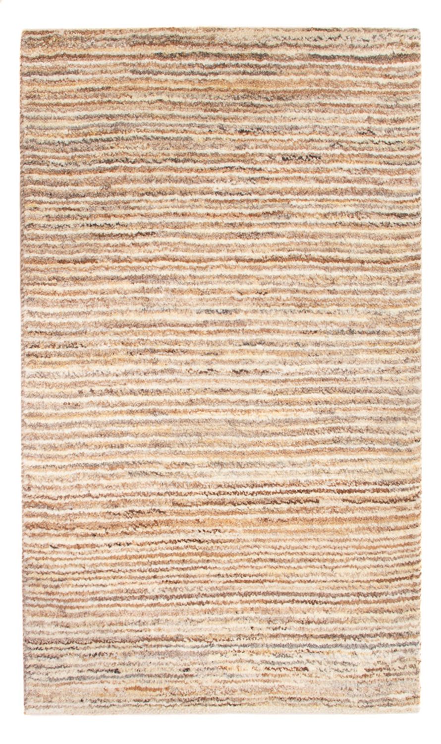 Gabbeh-matta - persisk - 94 x 59 cm - mörk beige