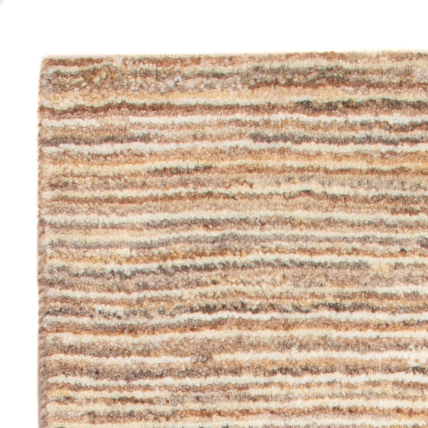 Gabbeh-matta - persisk - 94 x 59 cm - mörk beige