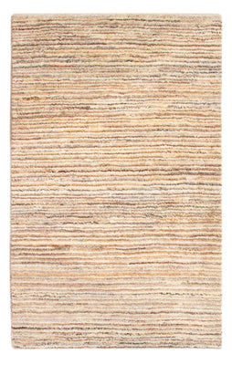 Gabbeh-matta - persisk - 93 x 60 cm - mörk beige